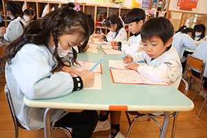 習字教室　年長組