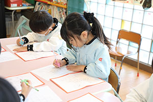 習字教室　年長組