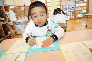 習字教室　年長組