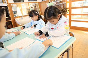 習字教室　年長組