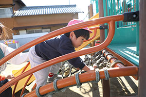 園庭遊び　ぺんぎん・ひよこ・すみれ・ばら