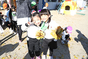 朝の園庭遊び！　A・B・C・E