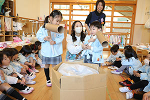 お餅つきごっこ　こあら