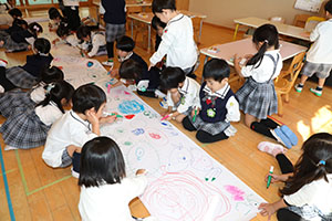 みんなでお絵かき　ことり