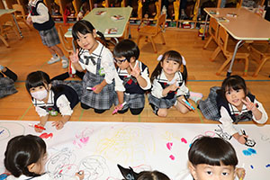 みんなでお絵かき　ことり