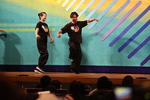 リズムフェスティバル午後　職員アトラクション