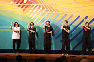 リズムフェスティバル午後　職員アトラクション