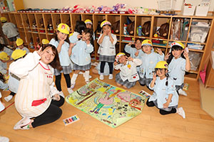 ライブペインティングごっこ　ひまわり