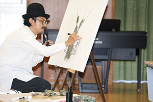 創立７０周年記念　ライブペインティング🎵