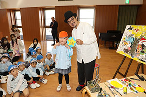 創立７０周年記念　ライブペインティング🎵