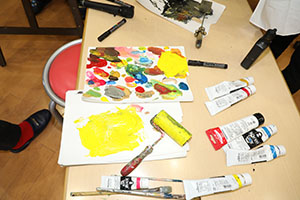 創立７０周年記念　ライブペインティング🎵