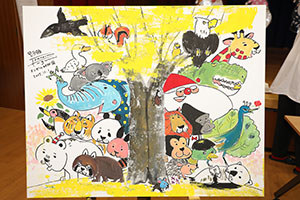 創立７０周年記念　ライブペインティング🎵