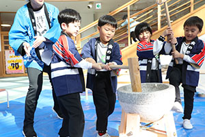 もちつき大会　年長組　NO.1