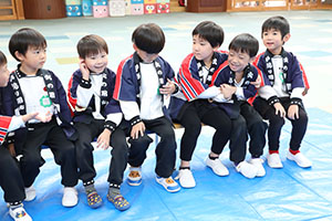 もちつき大会　年長組　NO.1