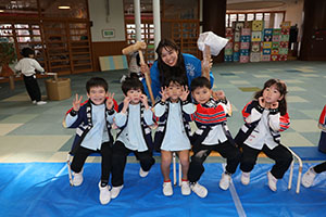 もちつき大会　年長組　NO.1