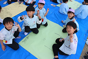 みんなでライブペインティングごっこ🎵　すみれ・A