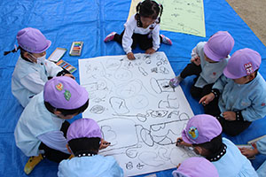 みんなでライブペインティングごっこ🎵　すみれ・A