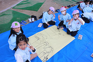 みんなでライブペインティングごっこ🎵　すみれ・A