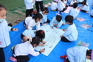 みんなでライブペインティングごっこ🎵　すみれ・A