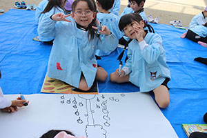 みんなでライブペインティングごっこ🎵　すみれ・A