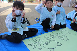 みんなでライブペインティングごっこ🎵　すみれ・A