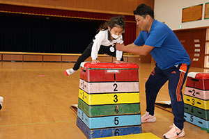 体操教室　ー跳び箱ー　たんぽぽ