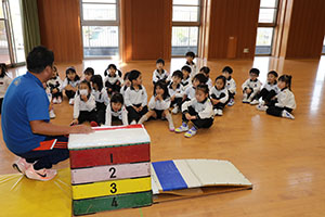 体操教室　ー跳び箱ー　たんぽぽ