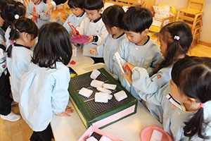 おもちつきごっこ　ぱんだ