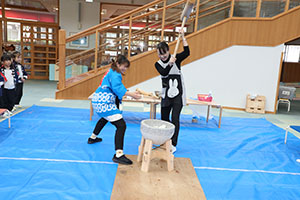 もちつき大会　年中組　NO.1