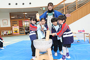 もちつき大会　年中組　NO.1
