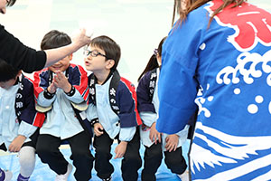 もちつき大会　年中組　NO.1