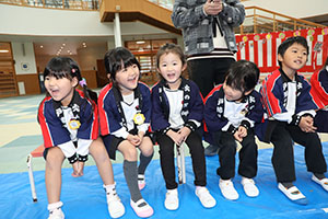 もちつき大会　年中組　NO.1