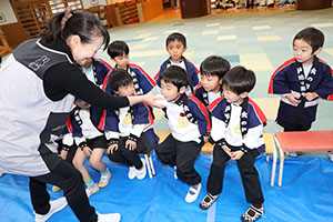 もちつき大会　年中組　NO.1