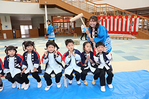 もちつき大会　年中組　NO.1