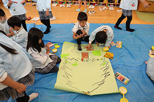 ペインティングごっこの準備　B