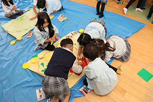 ペインティングごっこの準備　B