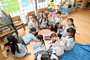 ペインティングごっこの準備　B