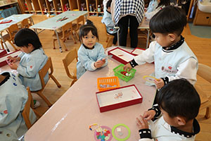 クリスマスの制作　ことり