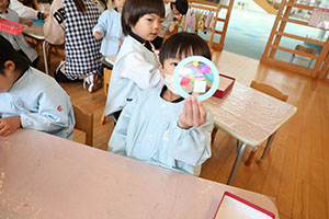 クリスマスの制作　ことり