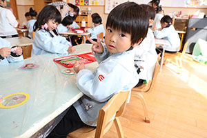 クリスマスの制作　ことり