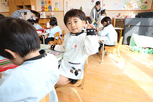 クリスマスの制作　ことり