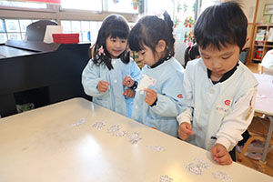 クリスマスの制作　ことり