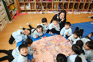 ライブペインティングごっこ　ばら・B