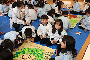 ライブペインティングごっこ　ばら・B