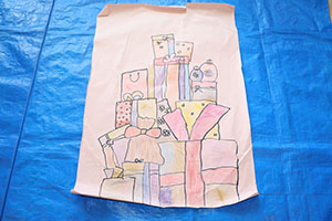 ライブペインティングごっこ　ばら・B