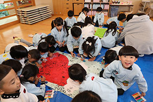 ライブペインティングごっこ　ばら・B