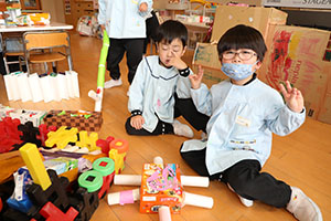 動物園ごっこ🐰🦒　ひまわり