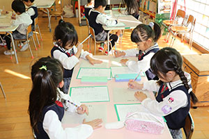 習字教室　年長