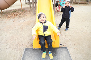 中部公園楽しかったね☆　年中　NO．1