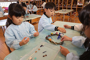 クリスマスリースの制作✨　E